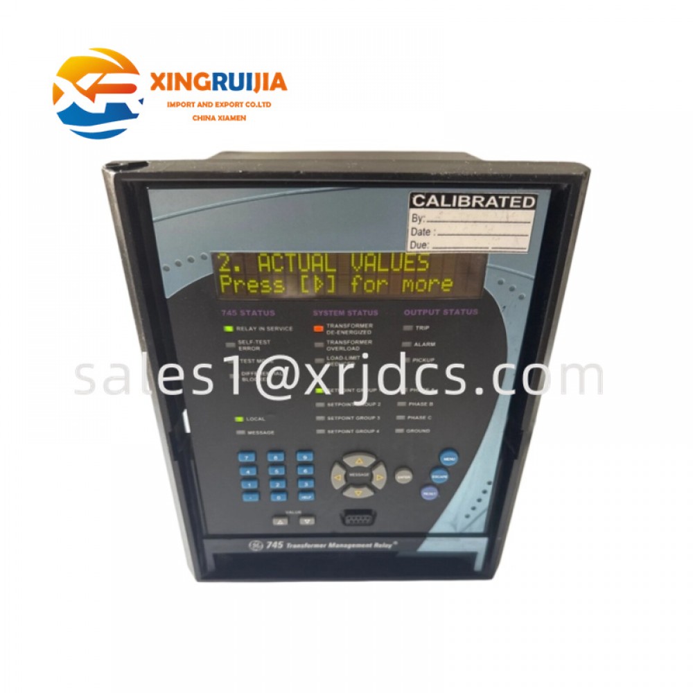 GE 745-W2-P5-G5-HI-A-R-E-H Transformer Management Relay