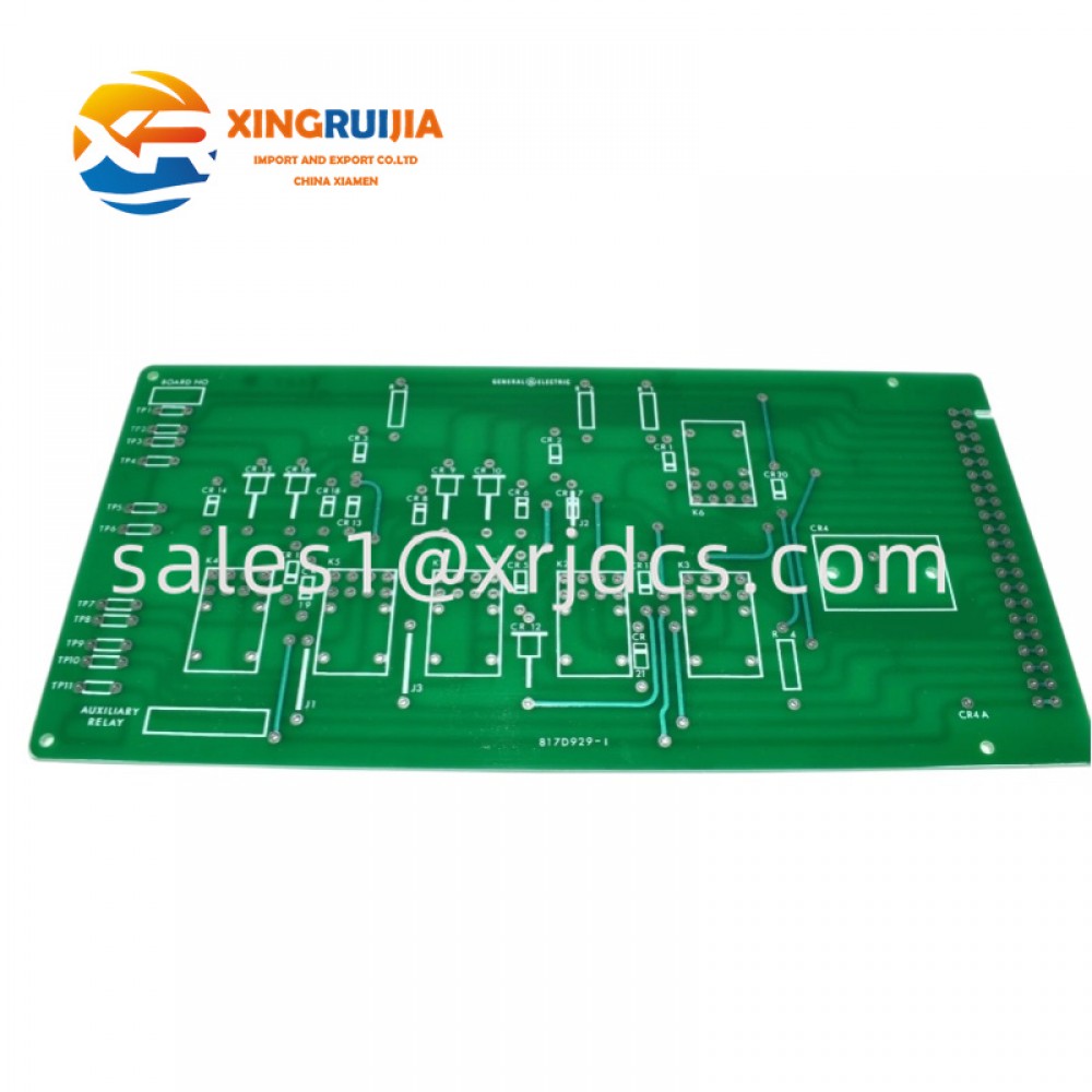 GE 817D929-1 Auxiliary Relay PCB